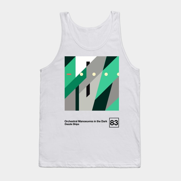 Dazzle Ships / Minimalist Style Graphic Artwork Design Tank Top by saudade